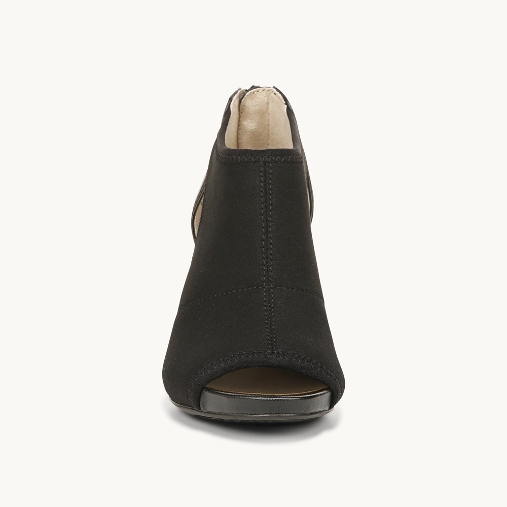 LifeStride Mod Slingback - Black Faux Leather
