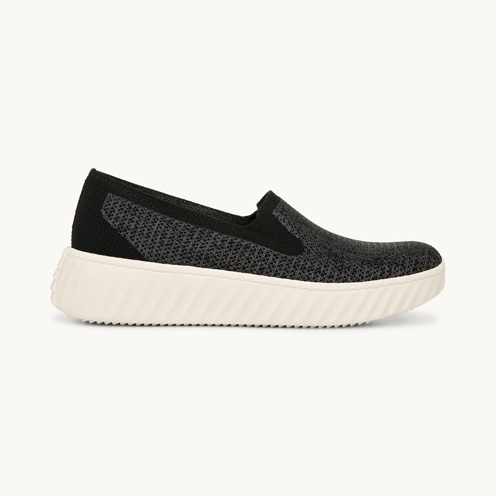 LifeStride Wednesday Slip On - Black Heathered Knit