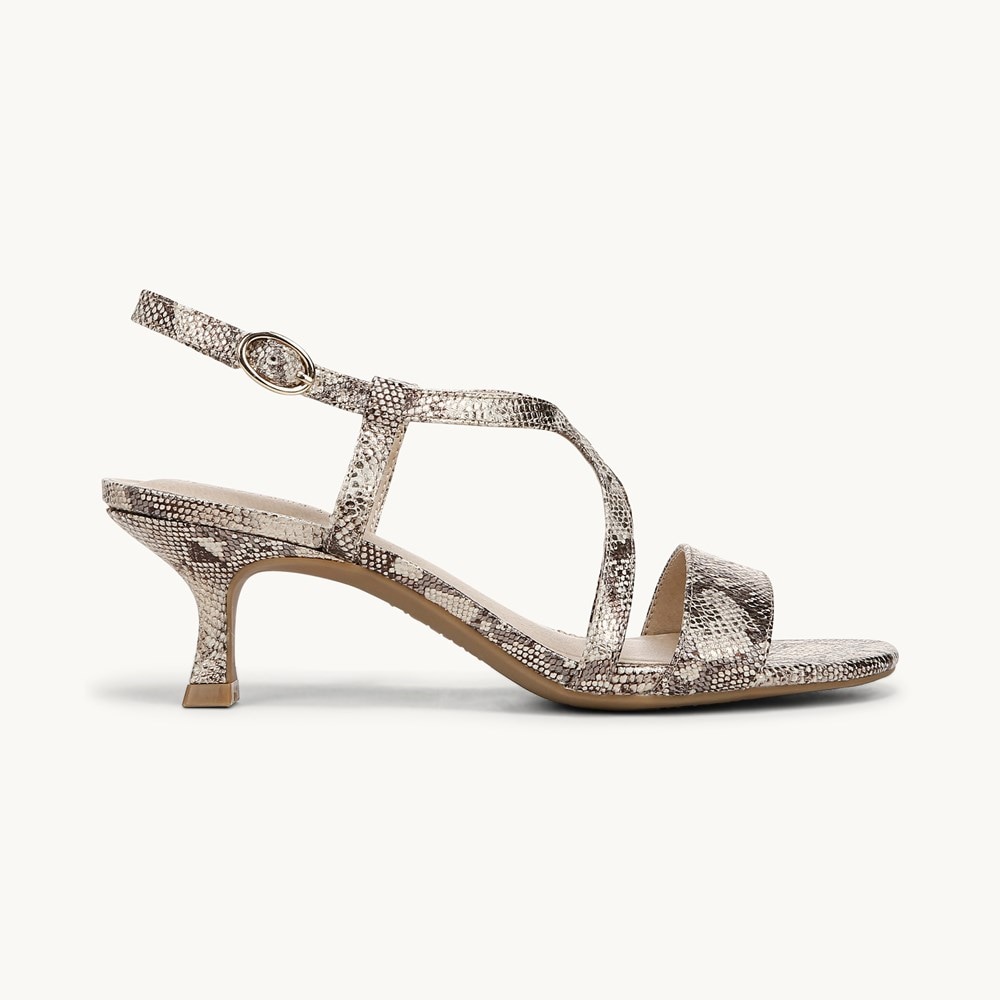 LifeStride Nolita Dress Sandal - Taupe Multi Faux Leather