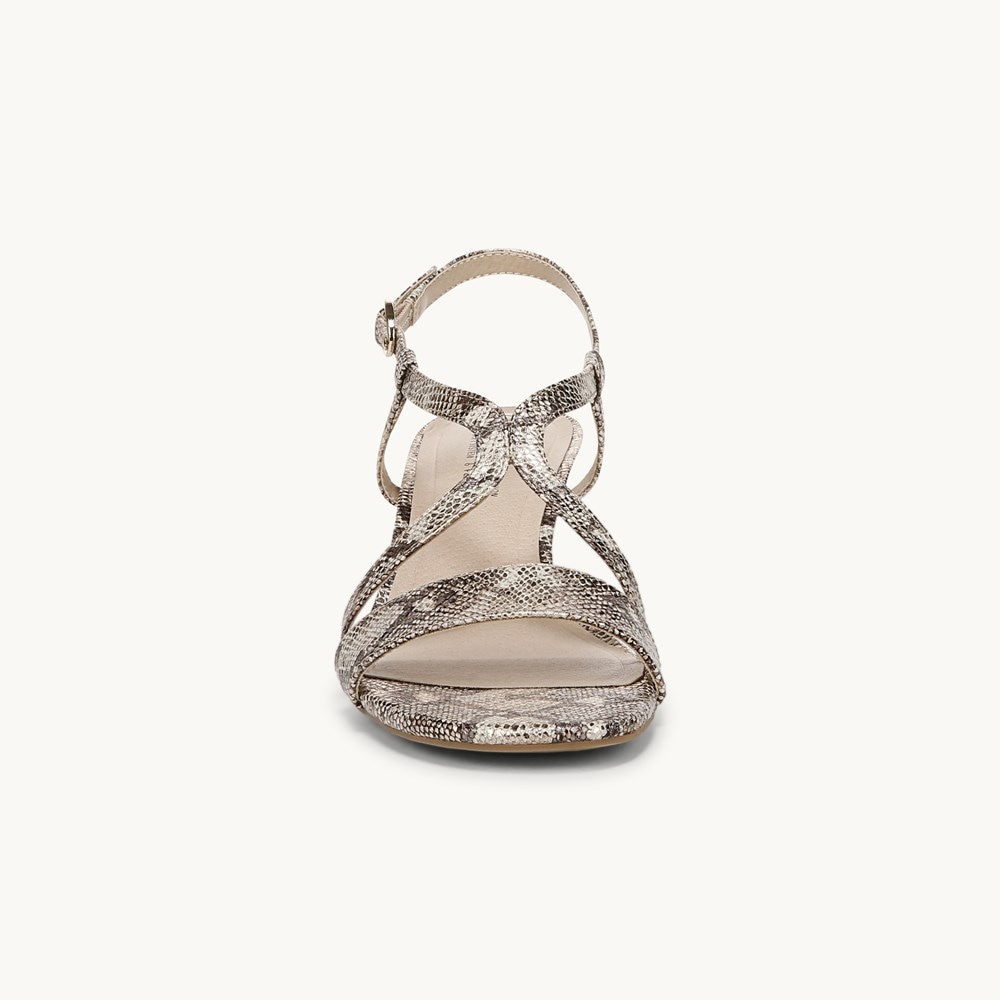 LifeStride Nolita Dress Sandal - Taupe Multi Faux Leather