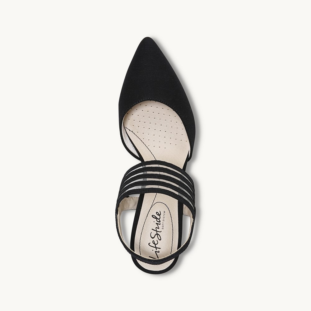 LifeStride Sanya Pump - Black Fabric