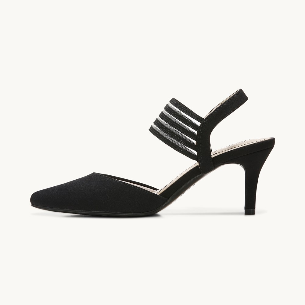 LifeStride Sanya Pump - Black Fabric
