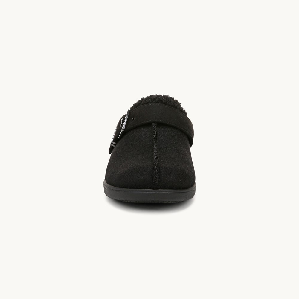 LifeStride Eternity Clog - Black Fleece Fabric