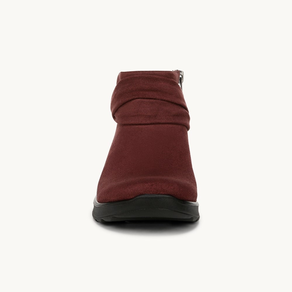 LifeStride Gemma Ankle Bootie - California Wine Microfiber