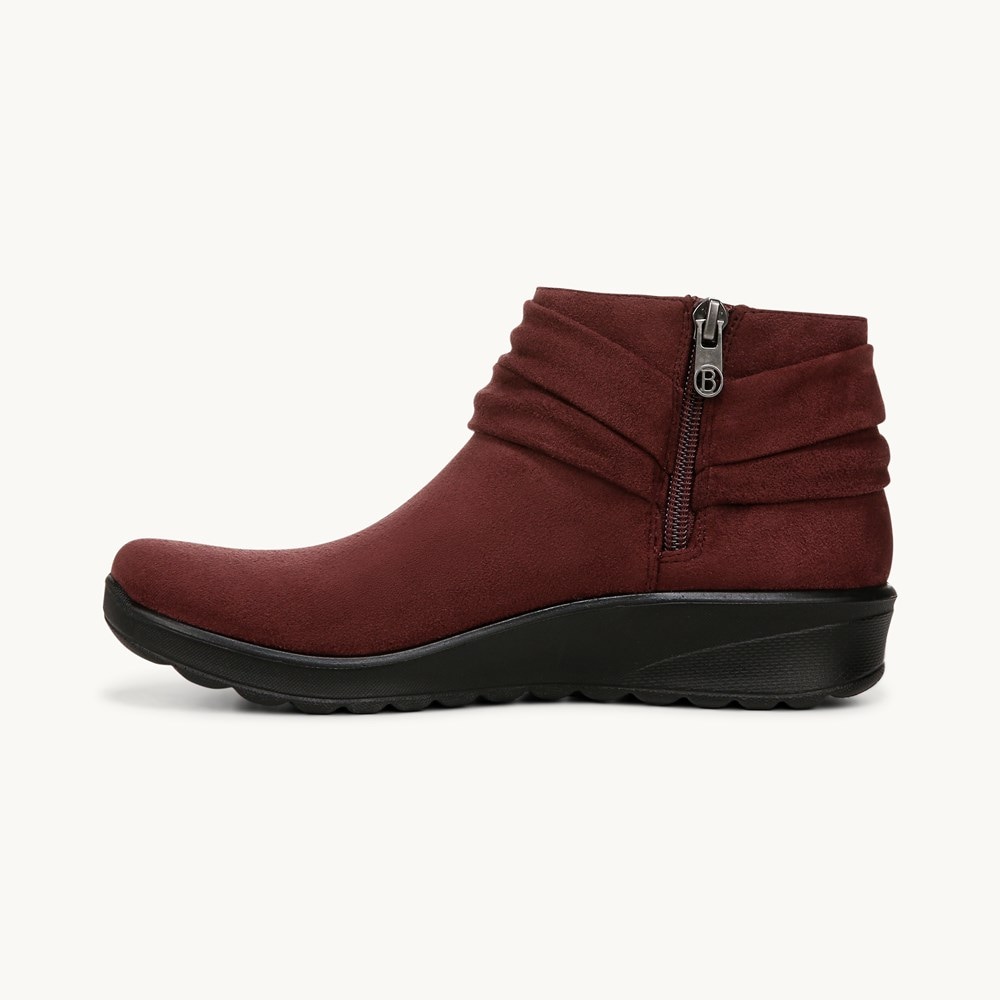 LifeStride Gemma Ankle Bootie - California Wine Microfiber