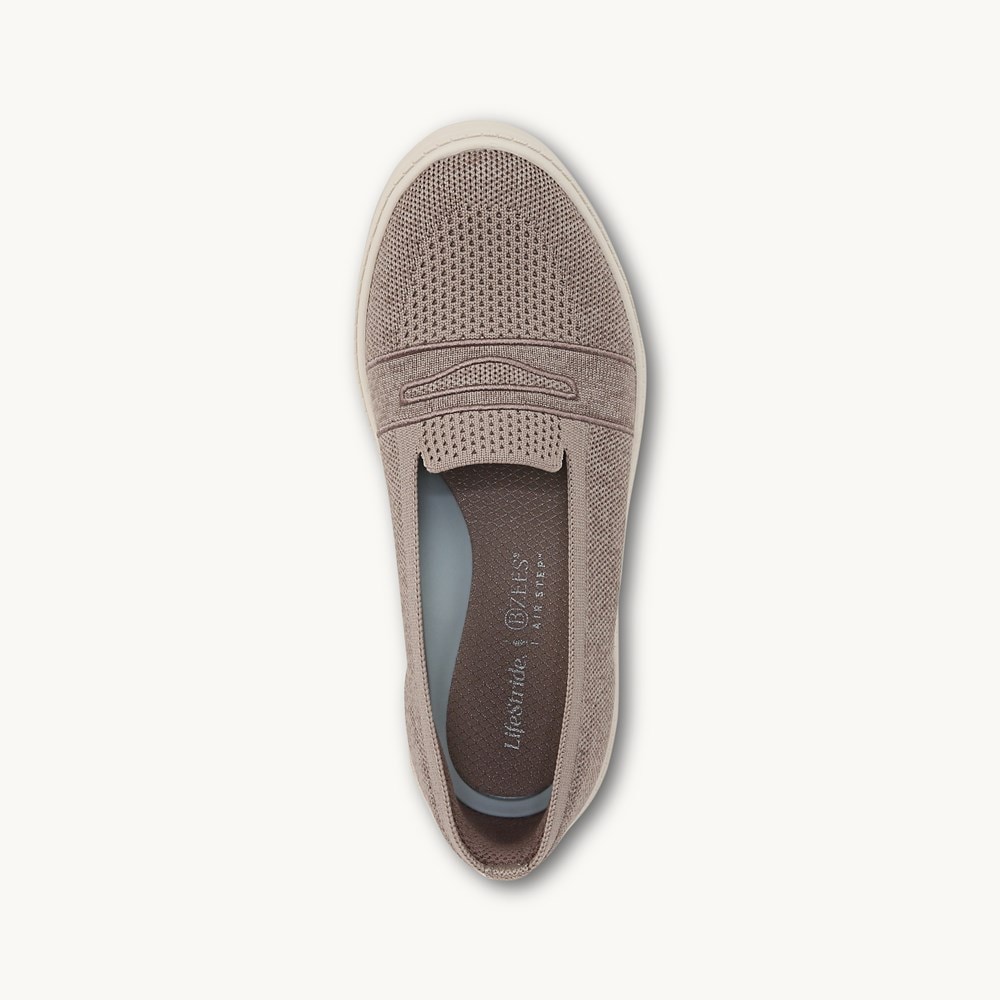 LifeStride Valley Loafer - Simply Taupe Knit Fabric
