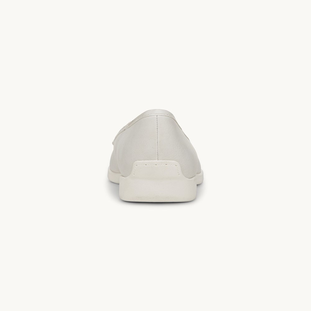 LifeStride Maura Flat - Cloud White Faux Leather