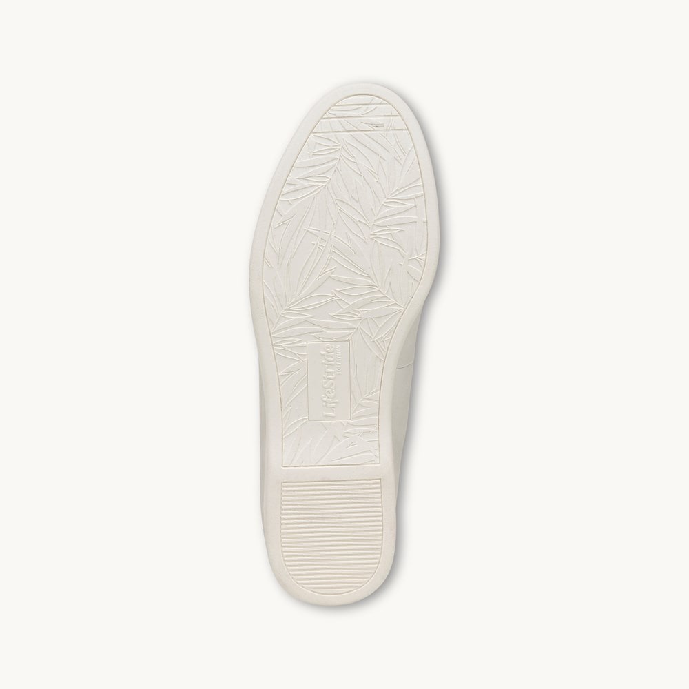 LifeStride Maura Flat - Cloud White Faux Leather