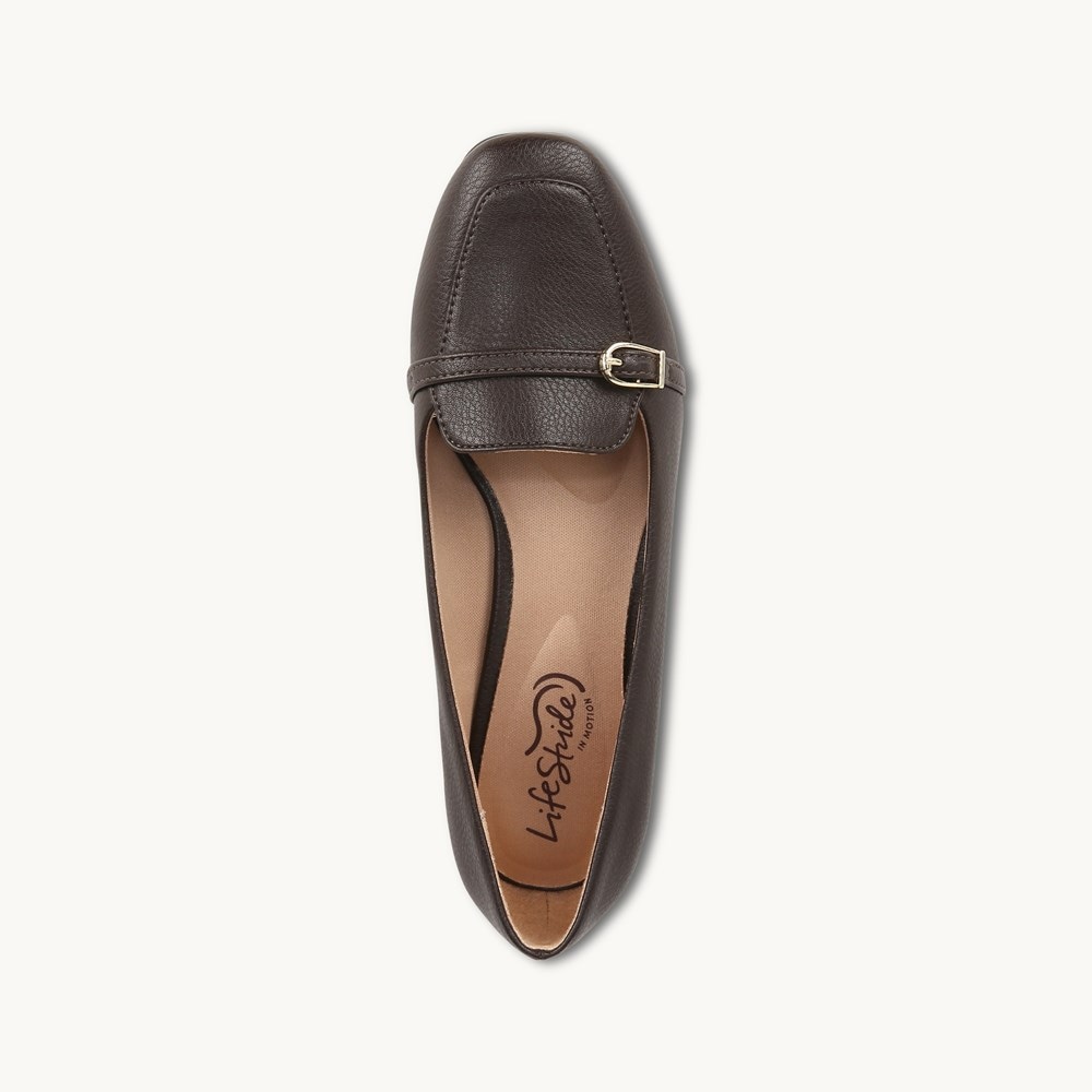 LifeStride Catalina Loafer - Dark Chocolate Synthetic