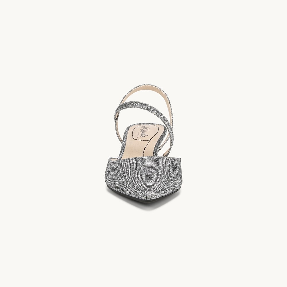 LifeStride Minimalist Pump - Pewter Rhinestone Fabric
