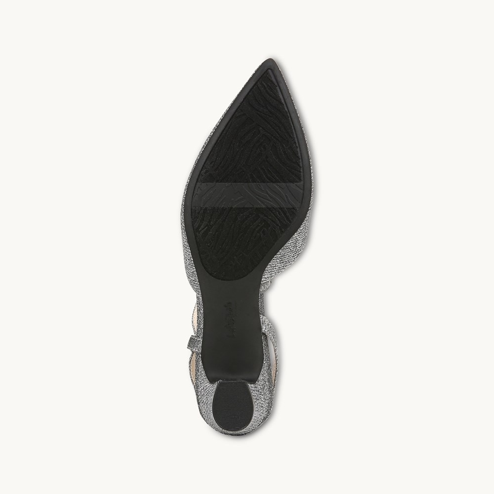 LifeStride Minimalist Pump - Pewter Rhinestone Fabric