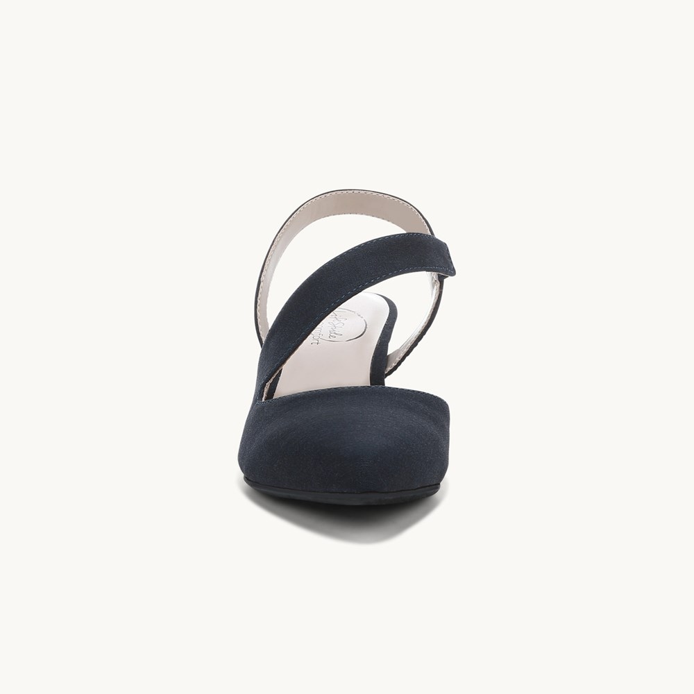 LifeStride Magnetic Pump - Lux Navy Fabric