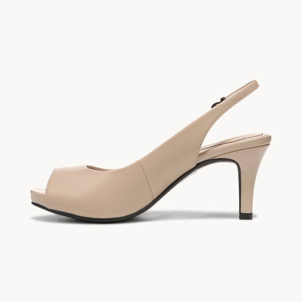 LifeStride Teller Slingback Pump - Taupe