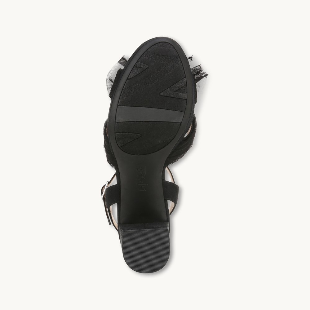 LifeStride Last Dance Dress Sandal - Black Fabric