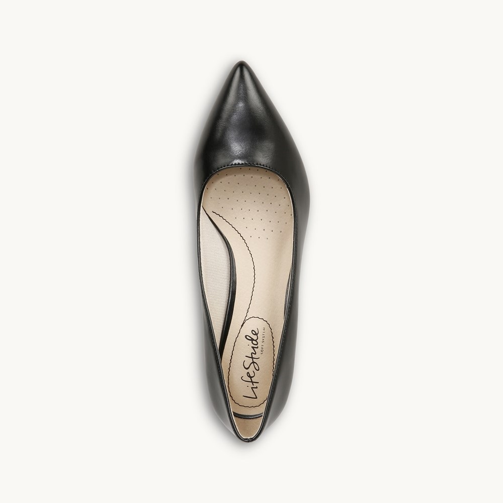 LifeStride Minx Pump - Black Synthetic