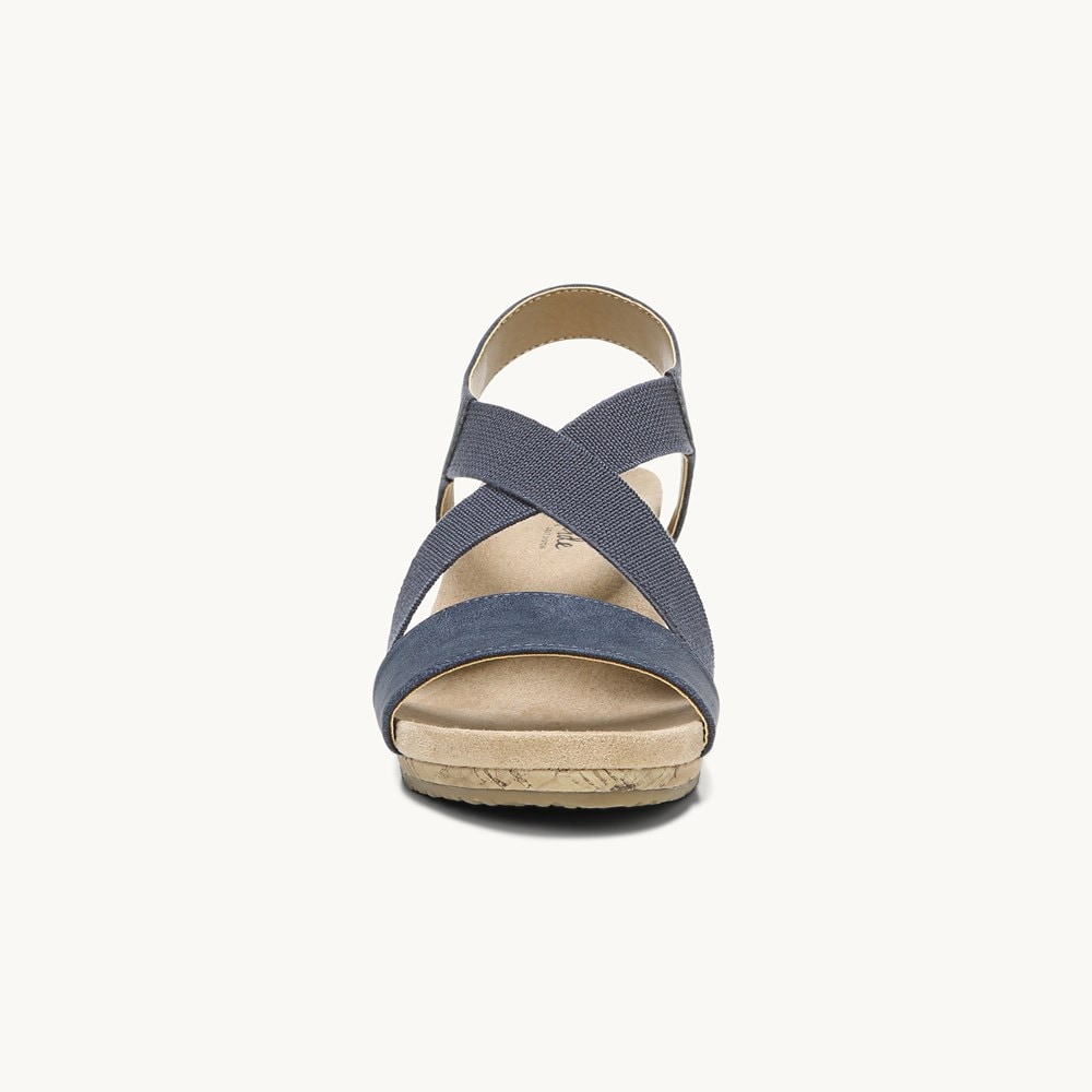 LifeStride Mexico Wedge Sandal - Navy