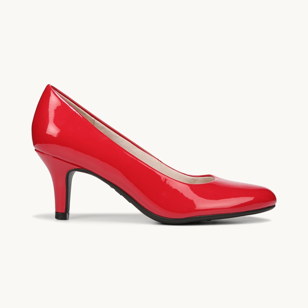 LifeStride Parigi Pump - Fire Red Patent
