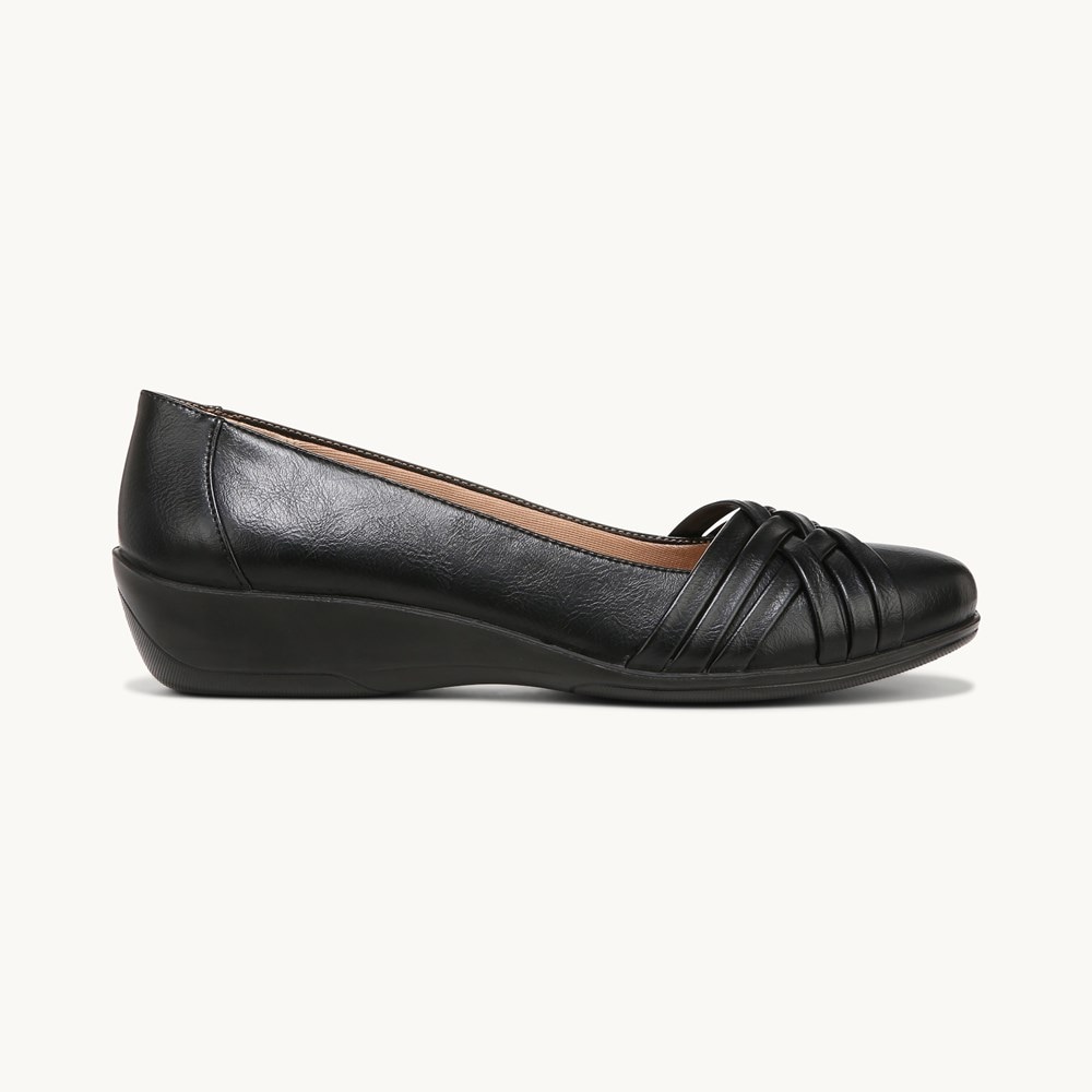LifeStride Incredible Slip On - Black Synthetic