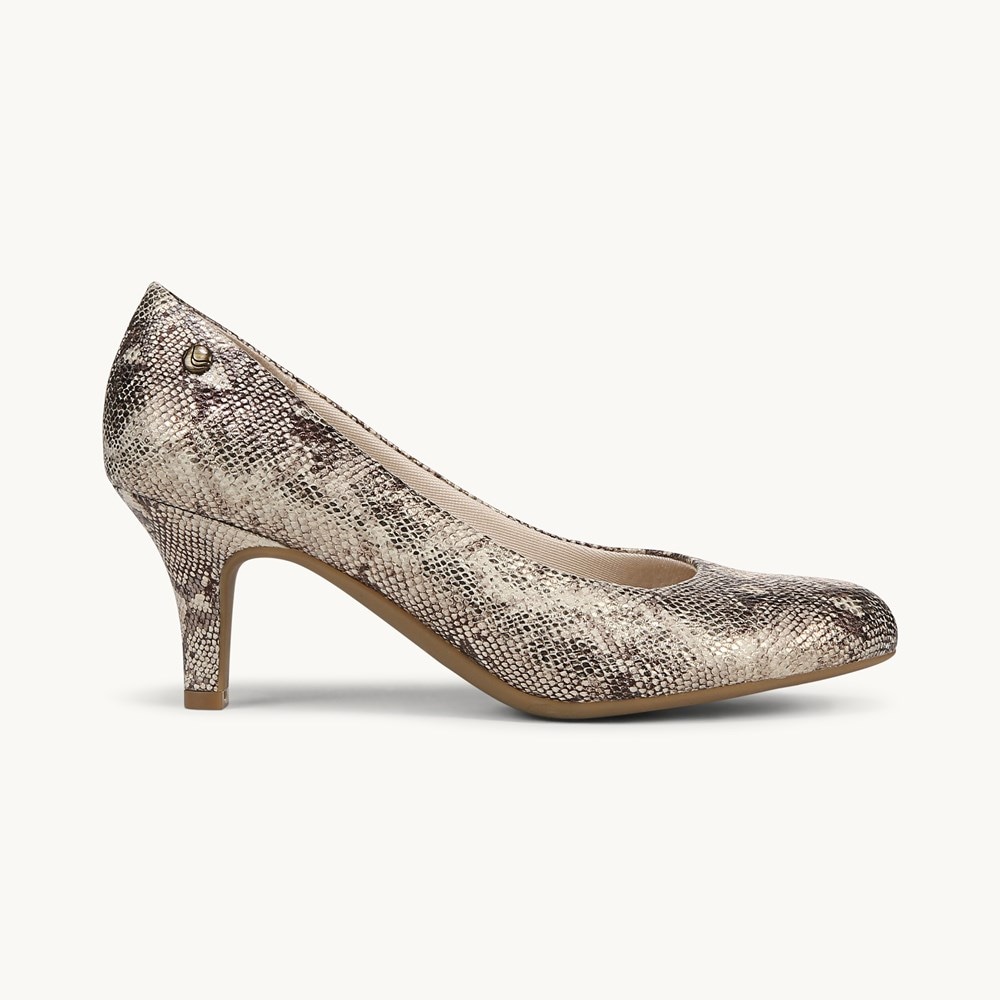 LifeStride Parigi Pump - Taupe Faux Leather