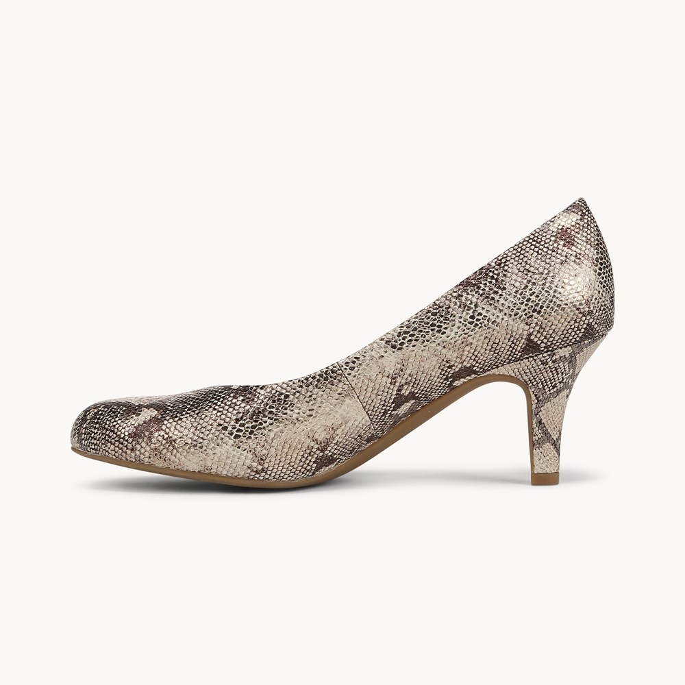 LifeStride Parigi Pump - Taupe Faux Leather