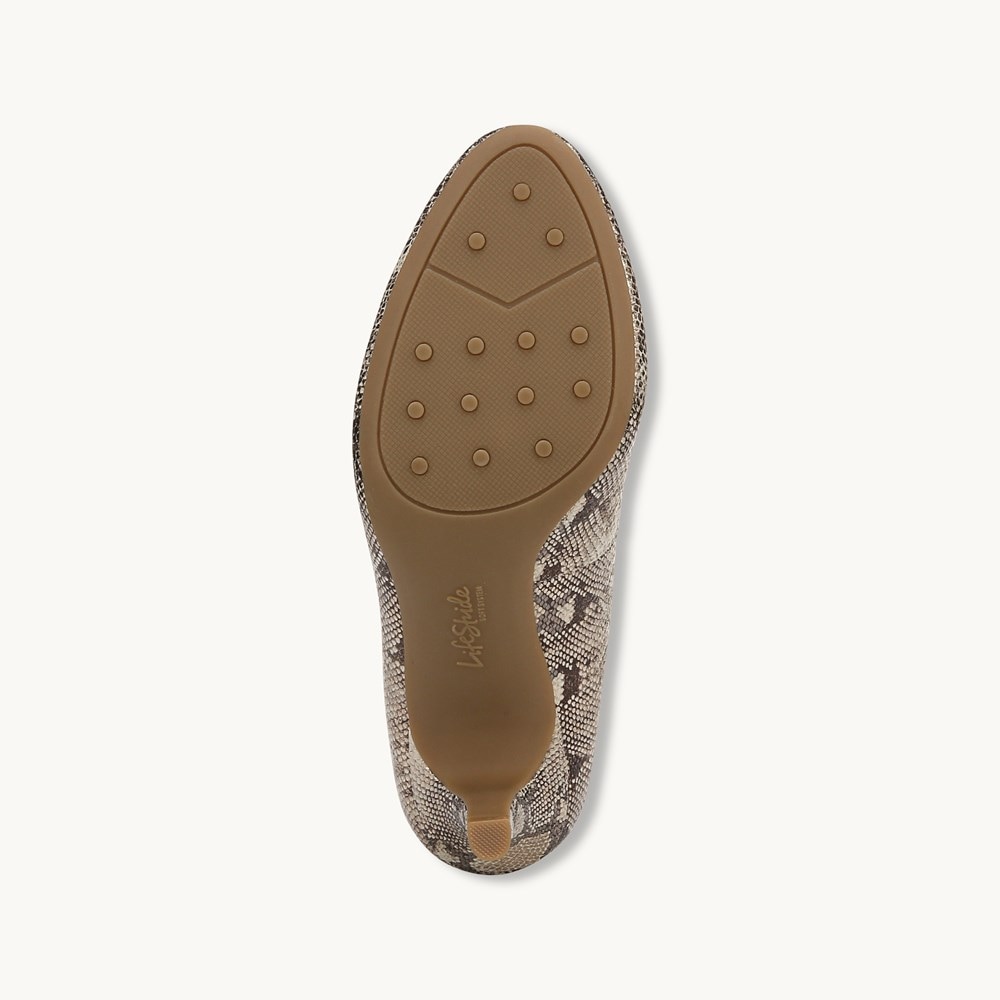 LifeStride Parigi Pump - Taupe Faux Leather