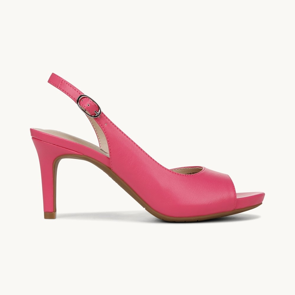 LifeStride Teller 2 Slingback Pump - French Pink Faux Leather