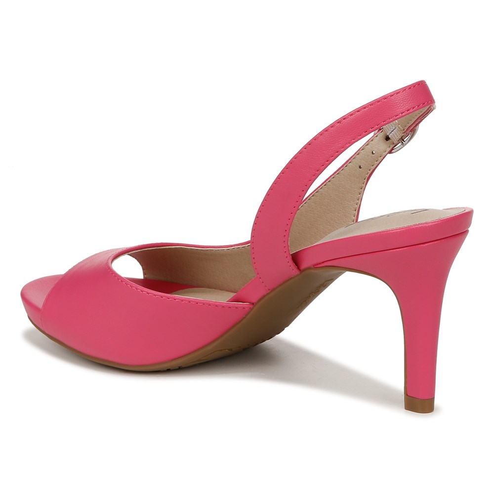 LifeStride Teller 2 Slingback Pump - French Pink Faux Leather