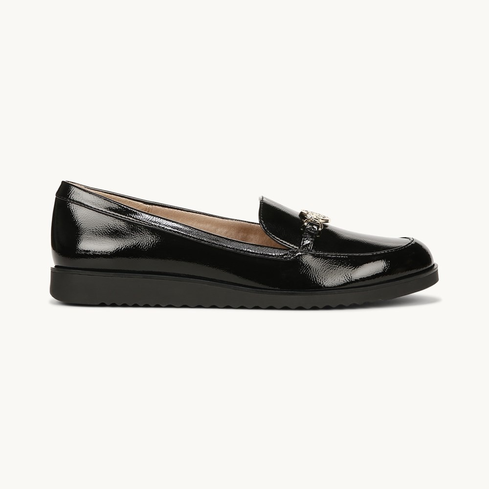 LifeStride Zen Loafer - Black Faux Leather
