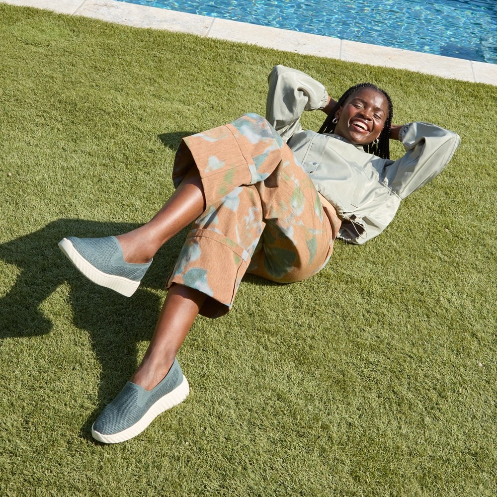 LifeStride Wednesday Slip On - Sage Leaf Heathered Knit