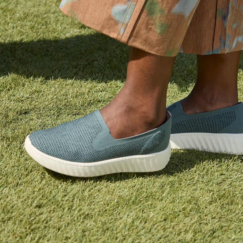 LifeStride Wednesday Slip On - Sage Leaf Heathered Knit
