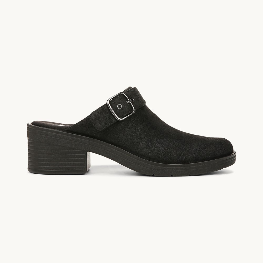 LifeStride Open Book Clog - Black Fabric