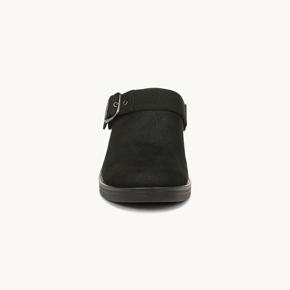 LifeStride Open Book Clog - Black Fabric