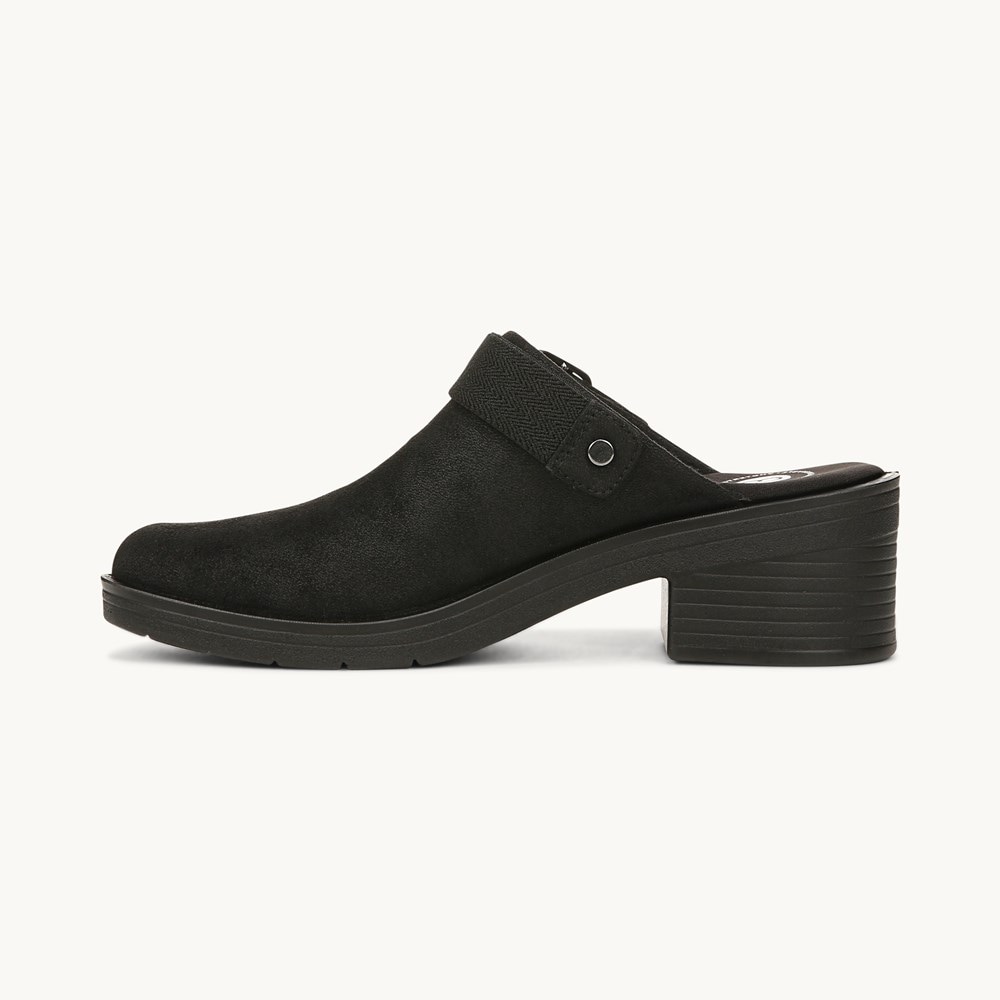 LifeStride Open Book Clog - Black Fabric