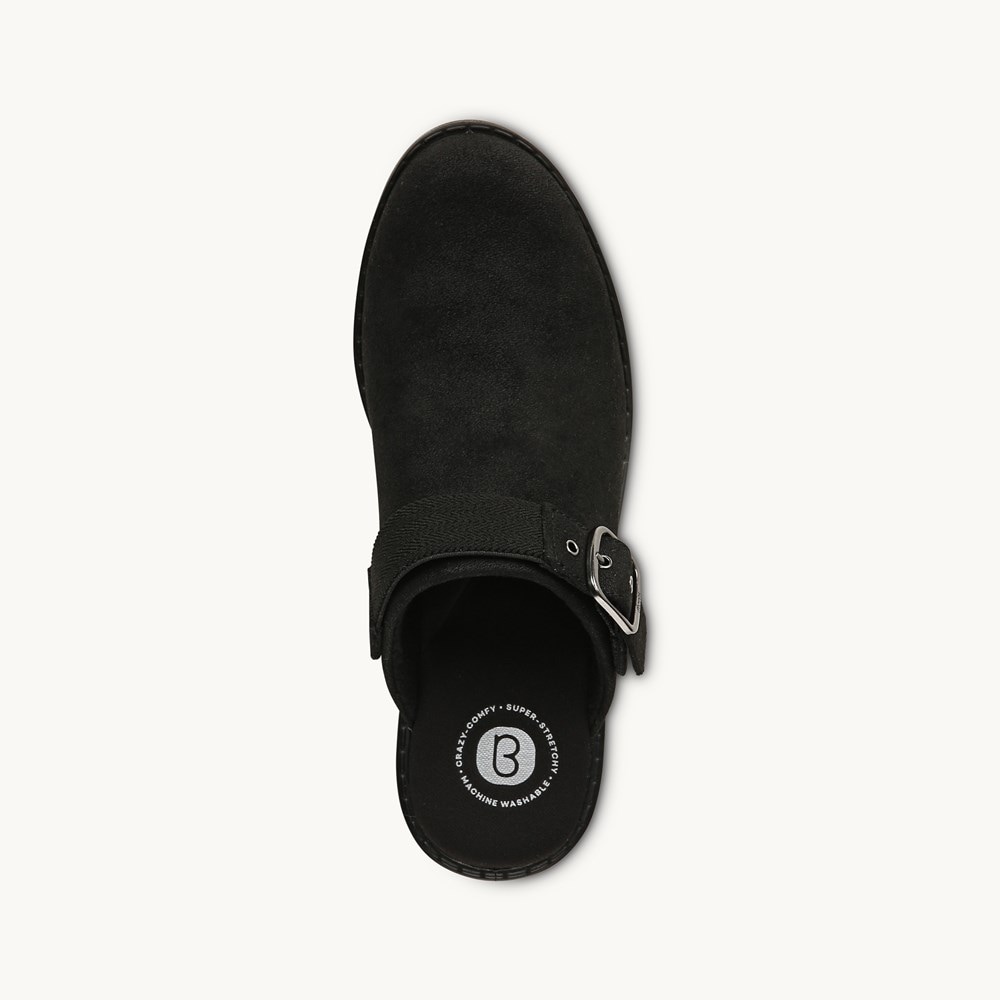 LifeStride Open Book Clog - Black Fabric