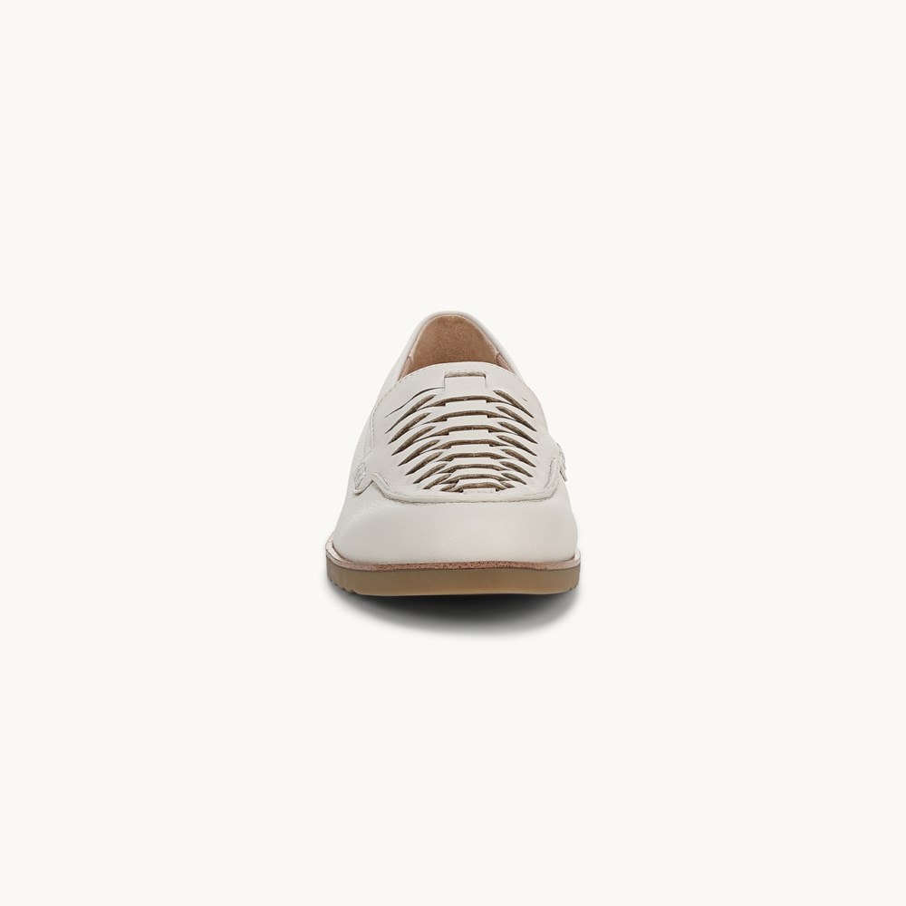 LifeStride Zoey Loafer - Bone White Faux Leather