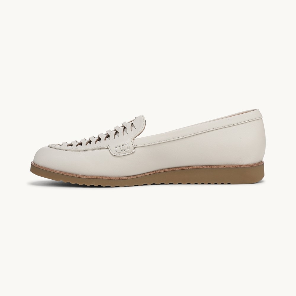 LifeStride Zoey Loafer - Bone White Faux Leather