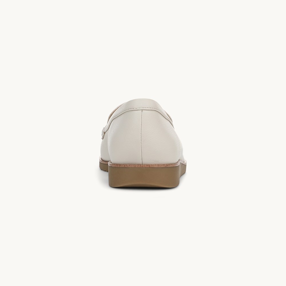 LifeStride Zoey Loafer - Bone White Faux Leather