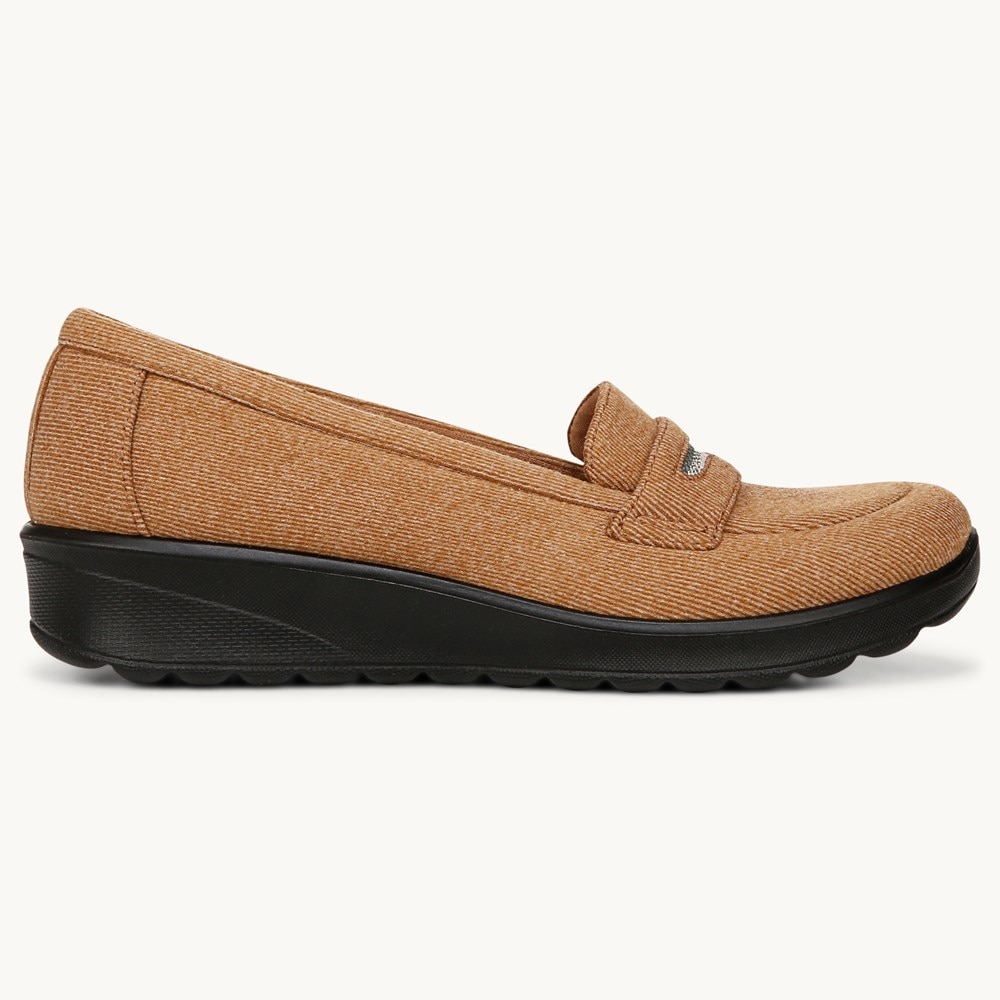 LifeStride Gamma Loafer - Whiskey Tan Fabric