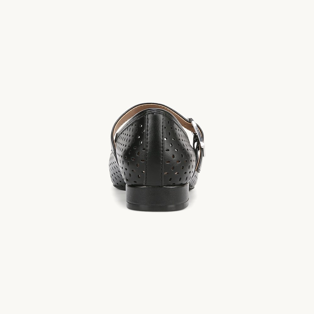 LifeStride Cameo 3 Mary Jane Flat - Black Faux Leather