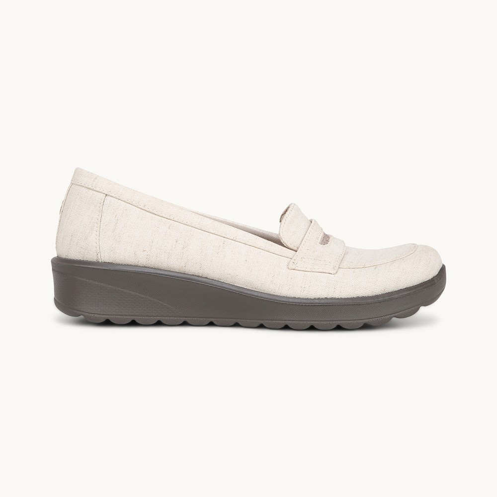 LifeStride Gamma Loafer - Beige Fabric