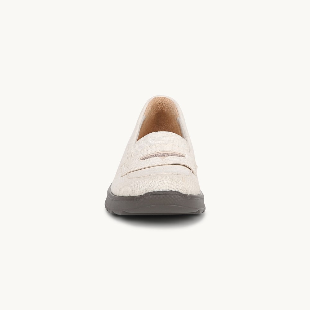 LifeStride Gamma Loafer - Beige Fabric
