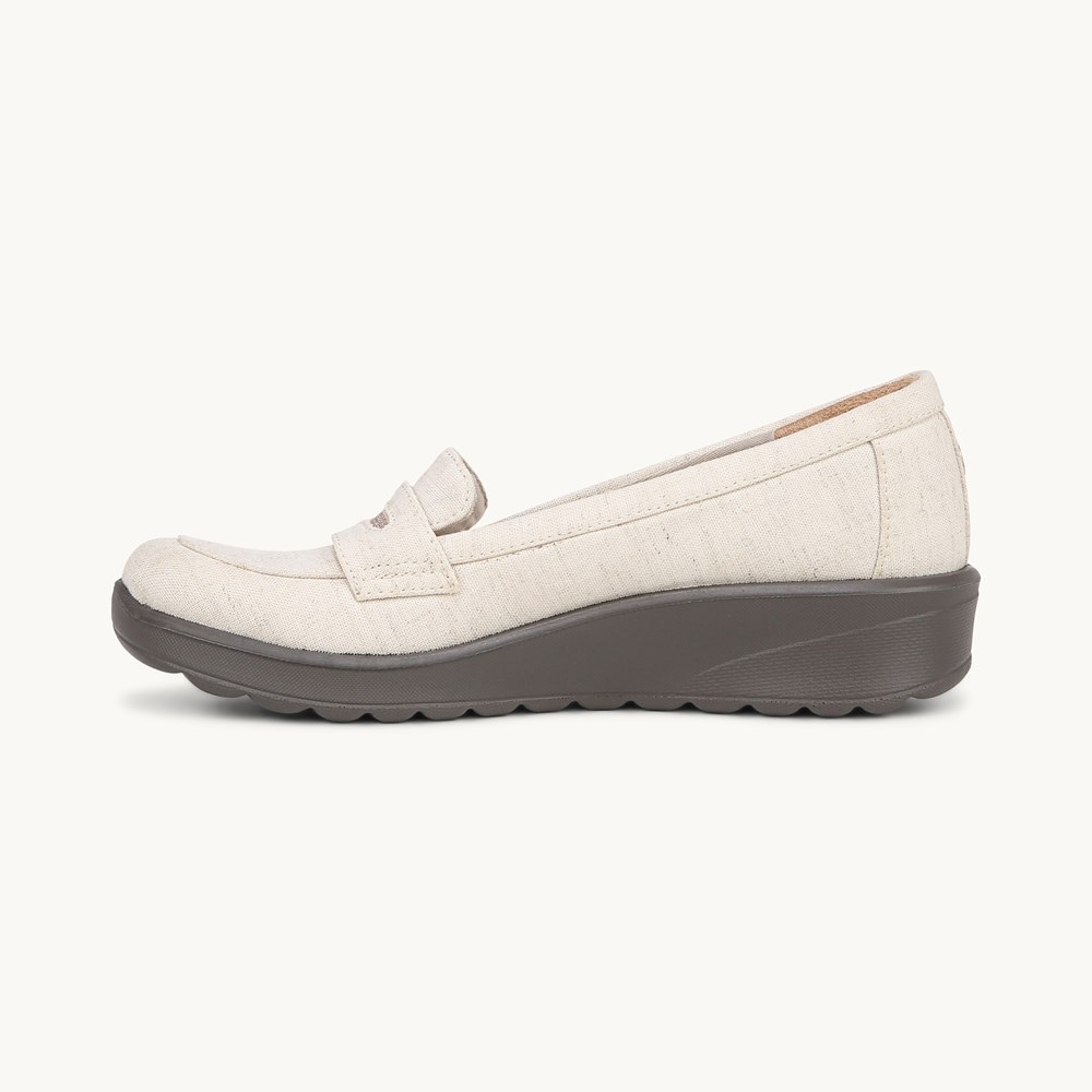 LifeStride Gamma Loafer - Beige Fabric