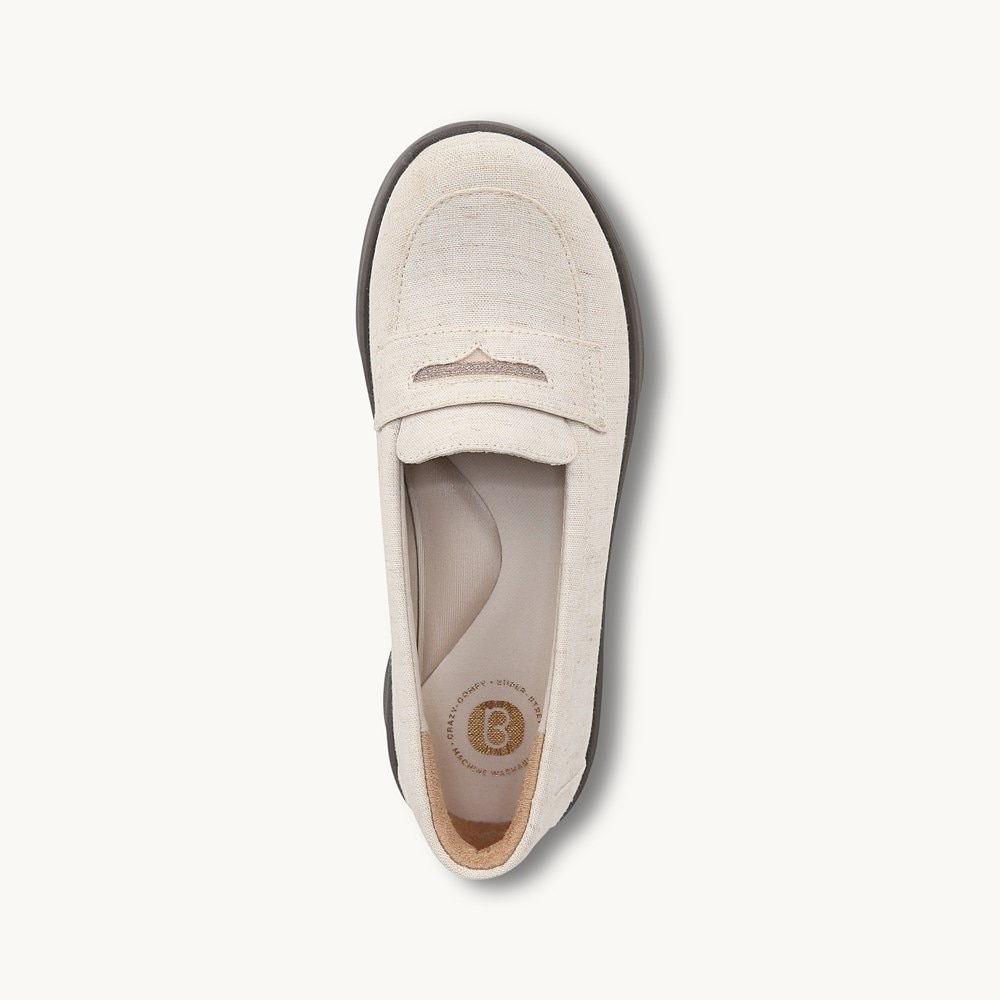 LifeStride Gamma Loafer - Beige Fabric