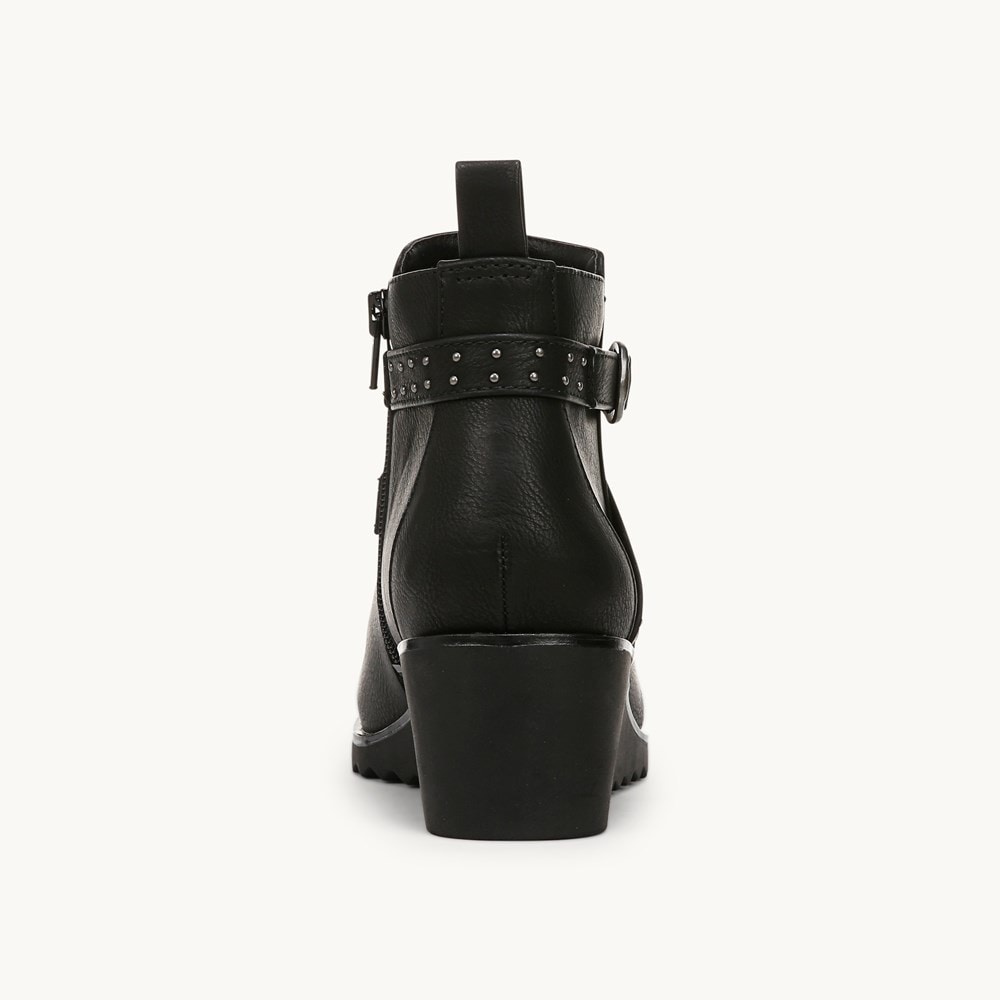 LifeStride Zinfandel 2 Ankle Boot - Black Faux Leather