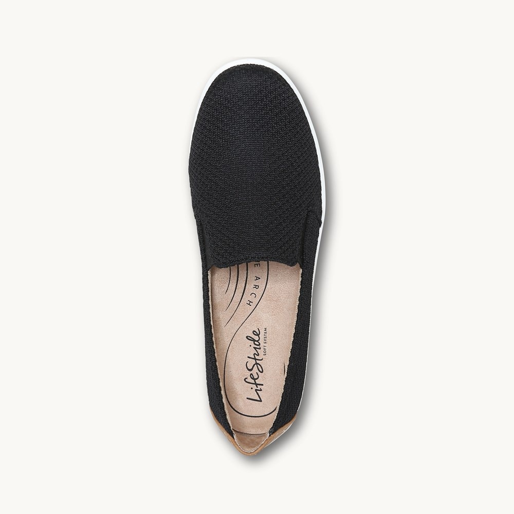 LifeStride Next Level Moccasin - Black Fabric