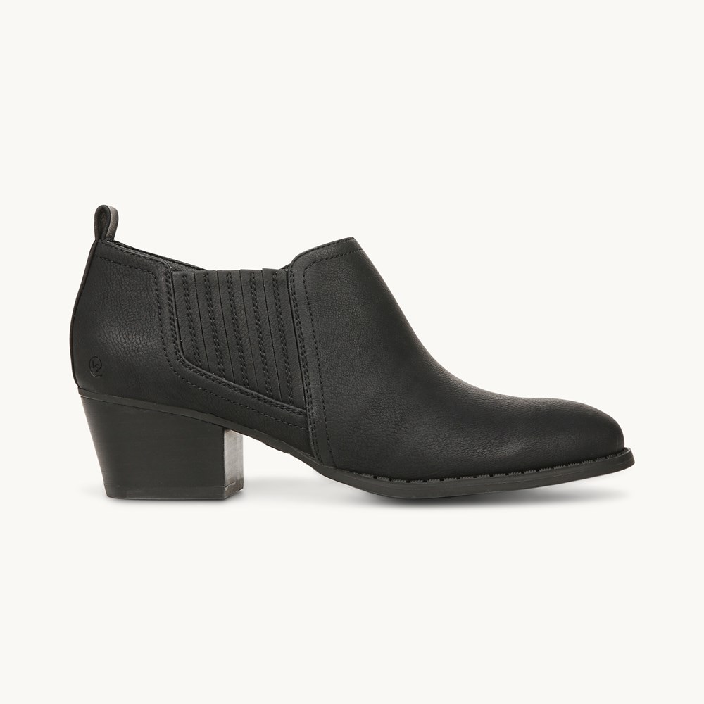LifeStride Babe Shootie - Black Faux Leather