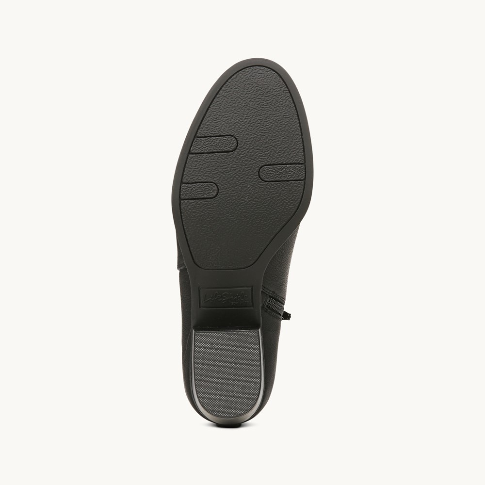 LifeStride Babe Shootie - Black Faux Leather