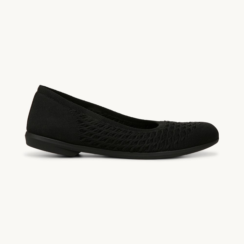 LifeStride Khloe Slip On - Black Cable Knit