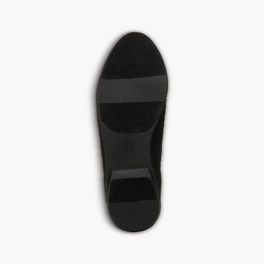 LifeStride Khloe Slip On - Black Cable Knit