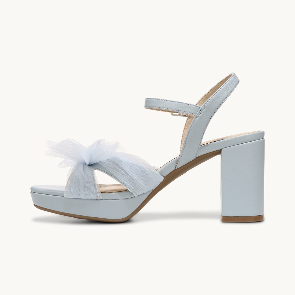 LifeStride Last Dance Dress Sandal - Pearl Blue Synthetic